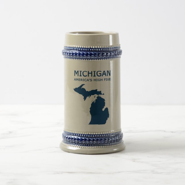 Michigan H5 Beer Stein (Center)