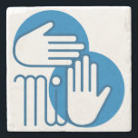 Michigan Hands Coaster<br><div class="desc">Enjoy your drinks on this beautifully-designed Michigan Hands coaster.</div>