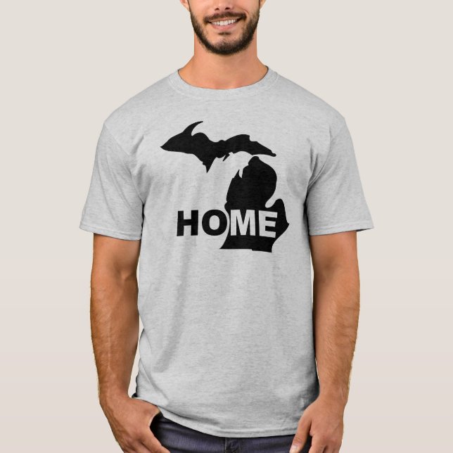 Michigan Home Away From State T-Shirt (Front)