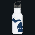 Michigan Home Stainless Steel Water Bottle<br><div class="desc">For everyone that calls Michigan home and is proud to be from Michigan. Show your pride for your home state with this design. If you want another state,  country or a different color,  please contact me and i can make it available. Check out my store for other designs</div>