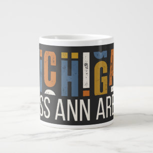 Michigan I Miss Ann Arbor Giant Coffee Mug
