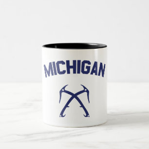 Michigan Ice Climbing Two-Tone Coffee Mug