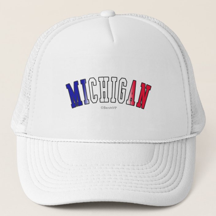 Michigan in State Flag Colors Hat