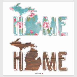 Michigan is Home Michigan Sticker