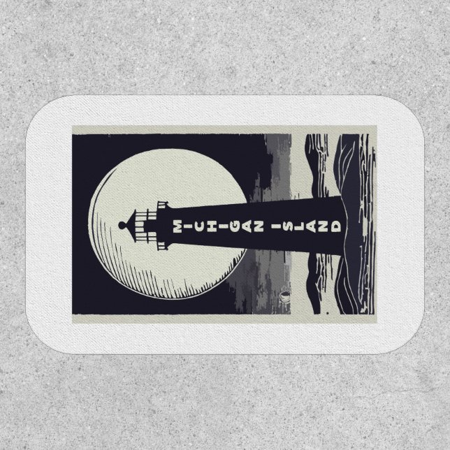 Michigan Island Lighthouse Moon Patch (Front)