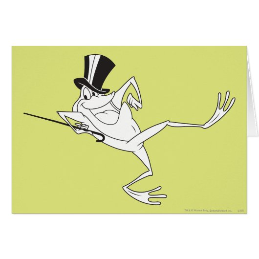 Michigan J. Frog Dancing Cards (Front Horizontal)