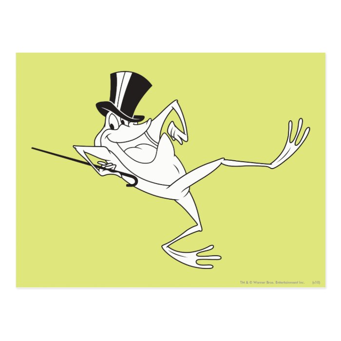 Michigan J. Frog Dancing Post Card