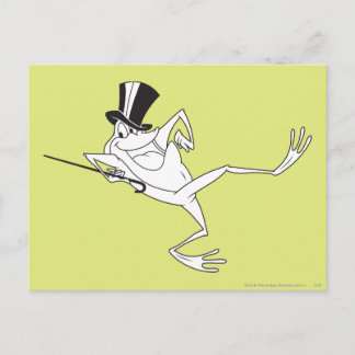 Michigan J. Frog Dancing Postcard