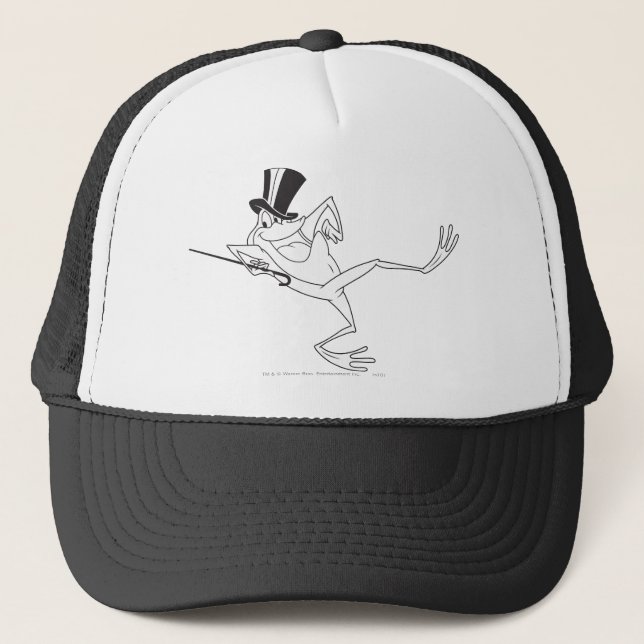 Michigan J. Frog Dancing Trucker Hat (Front)