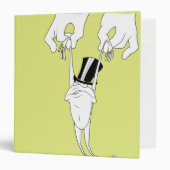 Michigan J. Frog with Help 3 Ring Binder (Front/Inside)