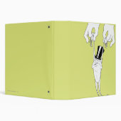 Michigan J. Frog with Help 3 Ring Binder (Background)