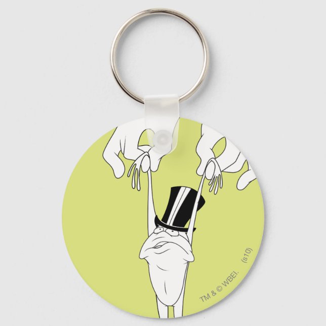 Michigan J. Frog with Help Keychain (Front)