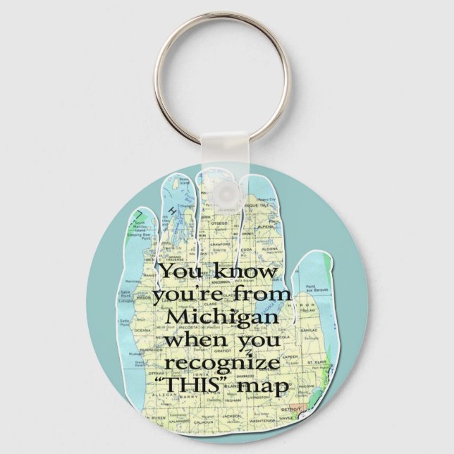 Michigan Key Chains (Front)