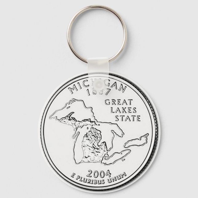 Michigan Keychain (Front)