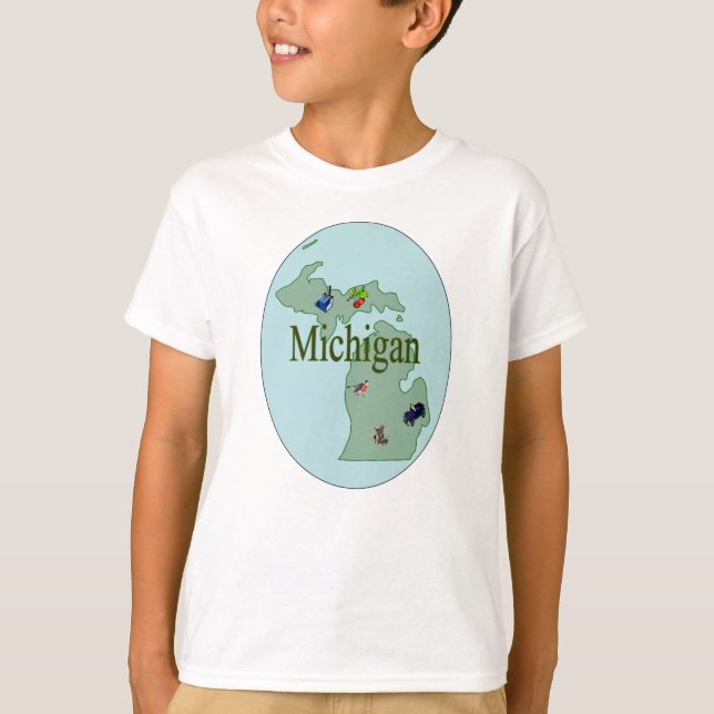 Michigan Kid's T-Shirt (Front)