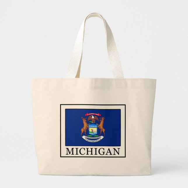 Michigan Large Tote Bag (Front)