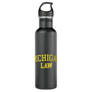 Michigan Law, Michigan Bar Graduate Gift Lawyer Co Stainless Steel Water Bottle