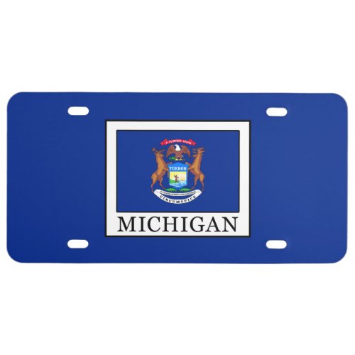 Michigan License Plate