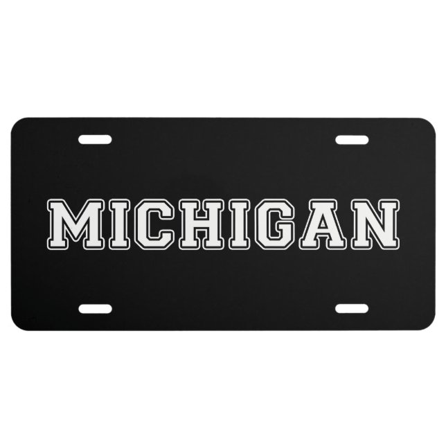 Michigan License Plate (Front)
