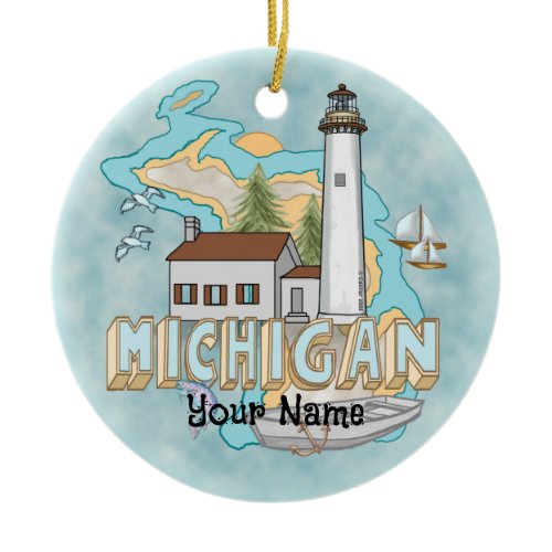 Michigan Lighthouse  ornament