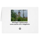 Michigan Lighthouses Cards (Back Horizontal)