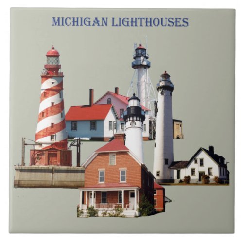 Michigan Lighthouses tile