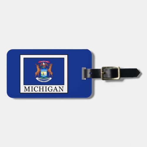 Michigan Luggage Tag