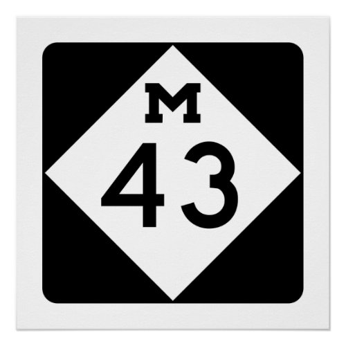 Michigan M_43 Poster