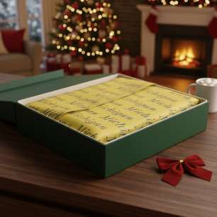 Michigan Maize and Blue  Tissue Paper