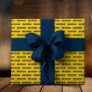 Michigan Maize and Blue Wrapping Paper