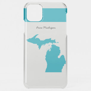 Michigan Map Any Color iPhone Case