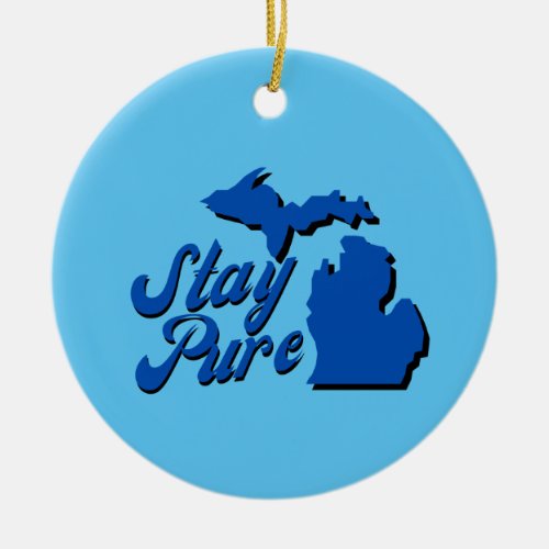 Michigan _ Map Outline Ornament