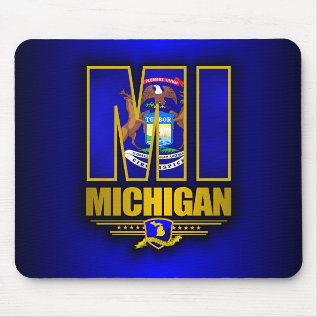 Michigan (MI) Mouse Pad (Front)