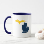 Michigan Mug - Maize and Blue