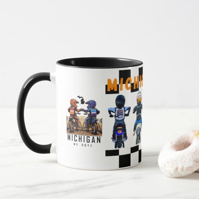 Michigan Mx Boyz Coffee Mug (With Donut)
