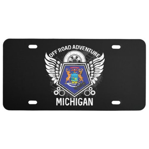 Michigan Off Road Adventure 4x4 Trails Mudding License Plate