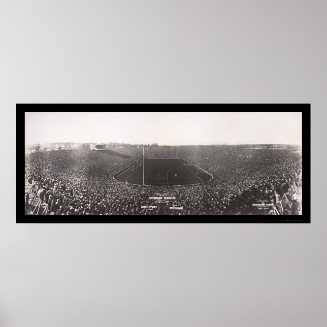 Michigan Ohio Football Photo 1927 Poster (Front)
