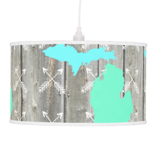 Michigan Pendant Map of Michigan Ceiling Lamp
