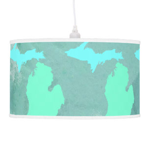 Michigan Pendant Map of Michigan Ceiling Lamp