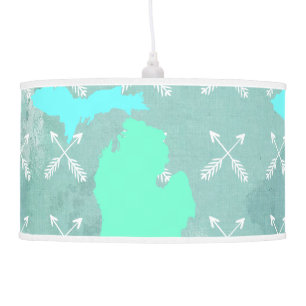 Michigan Pendant Map of Michigan Pendant Lamp