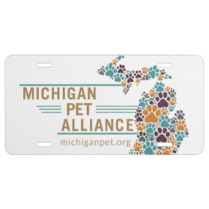 Michigan Pet Alliance License Plate