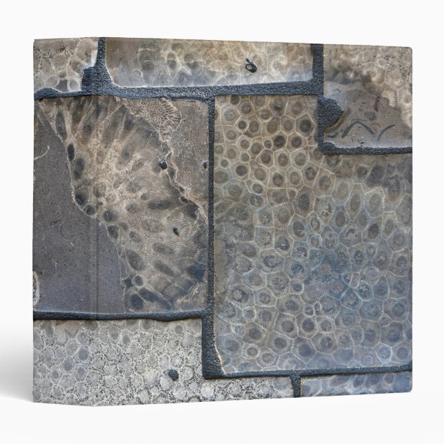 Michigan Petoskey Stone  3 Ring Binder (Front/Spine)