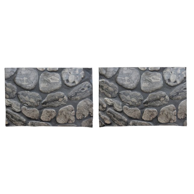 Michigan Petoskey Stone Abstract Pattern Pillow Case (Front-Set)