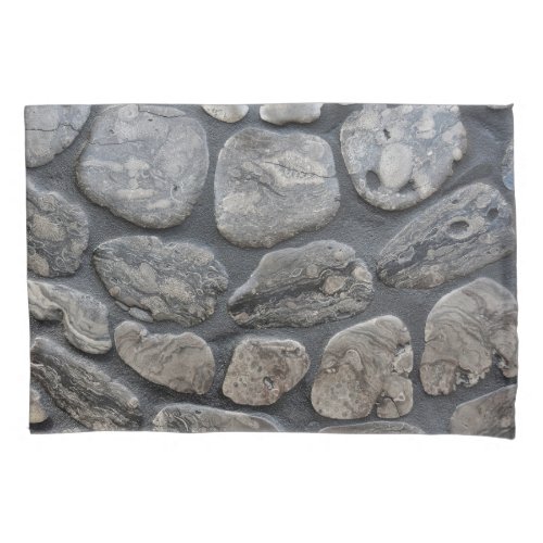 Michigan petoskey stone background pillowcase