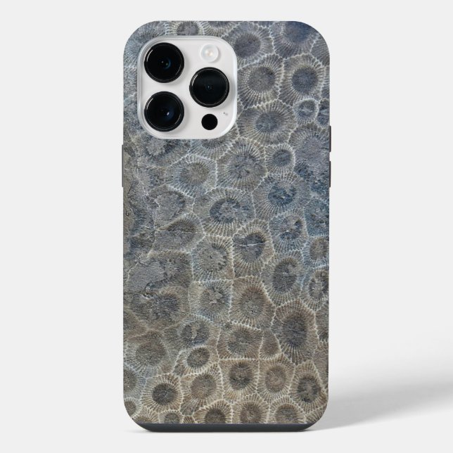 Michigan Petoskey Stone Design  Iphone Case (Back)