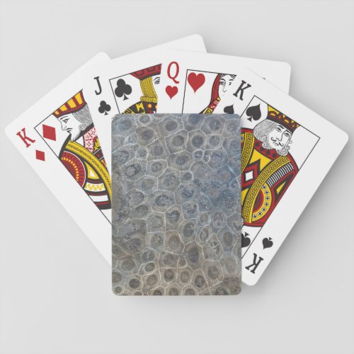 Michigan Petoskey Stone Design  Poker Cards