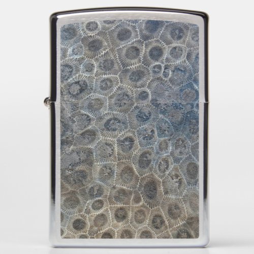 Michigan Petoskey Stone Design  Zippo Lighter