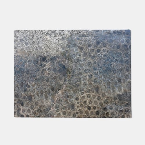 Michigan Petoskey Stone Pattern Doormat