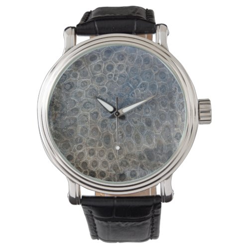 Michigan Petoskey Stone Pattern Watch