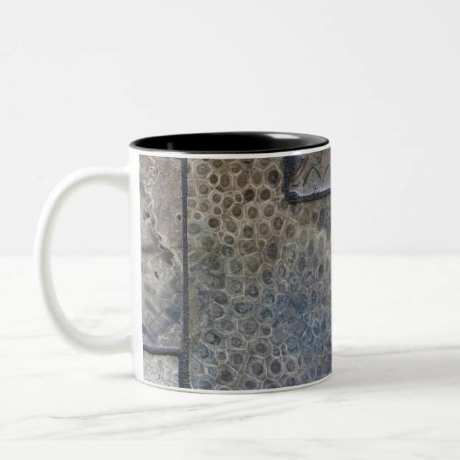 Michigan Petoskey Stone Two-Tone Coffee Mug (Left)